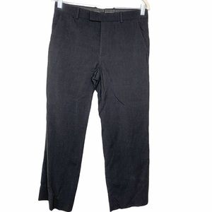 Theory Boys Dress Pants Dark Grey Flat Front